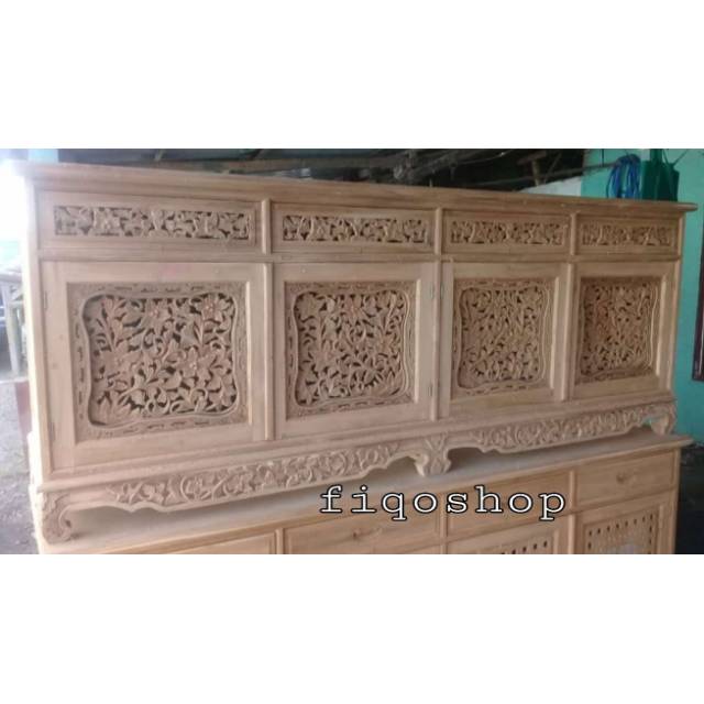 Meja Tv Bufet Palembang Buffet Ukir Jati Furniture Jepara