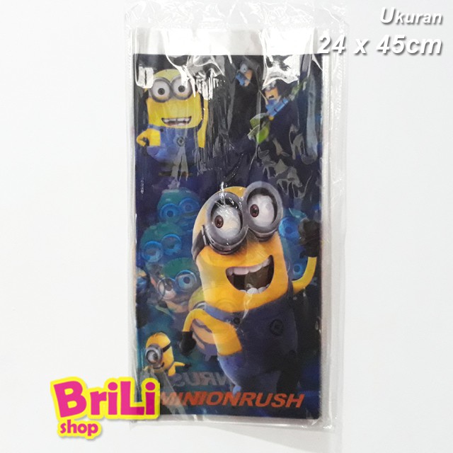 TERMURAH.. Kantong Plastik Snack Souvenir Ultah Minion | Goodie Bag Bingkisan Ulang Tahun