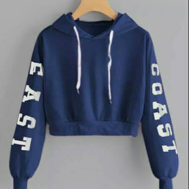 JNY.Co Sweater Hoodie Crop EAST COAST