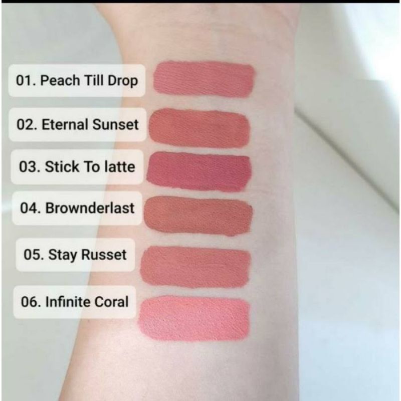 WARDAH LIPCREAM COLORFIT LAST ALL DAY LIP PAINT