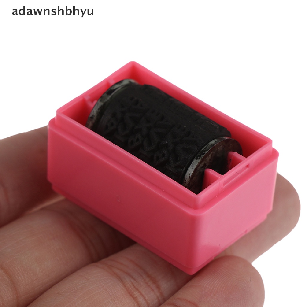Adawnshbhyu Roller Stamp Data Security Protection Pencegah Pencurian Identitas Guard Roll