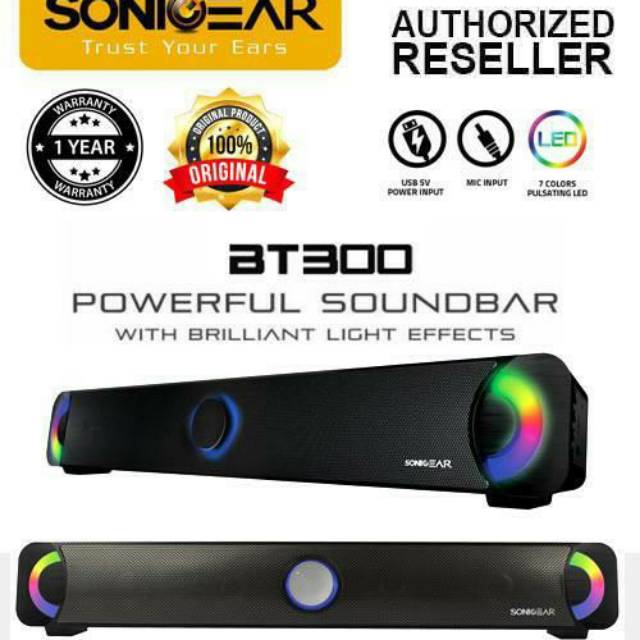 Sonicgear powerfull BT300 soundbar speaker