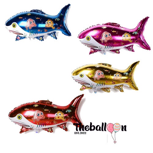 Balon Foil Ikan Hiu JUMBO