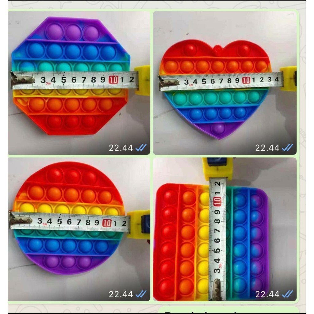 IDOLMART Mainan Anak Pop It POPIT Push Bubble Fidget Sensory Toys-5