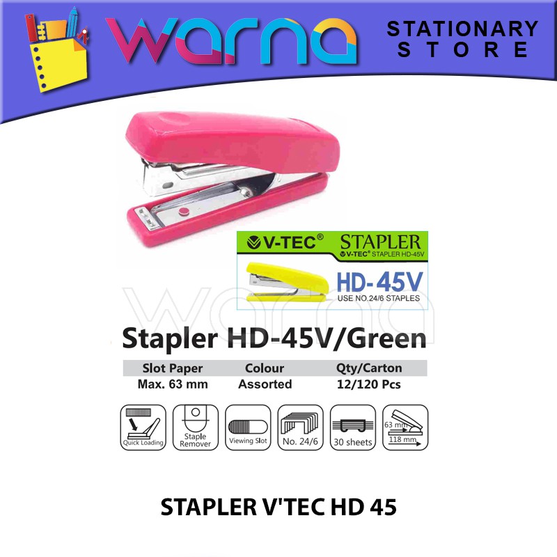 

STAPLER HEKTER JEPRETAN V'TEC HD 45