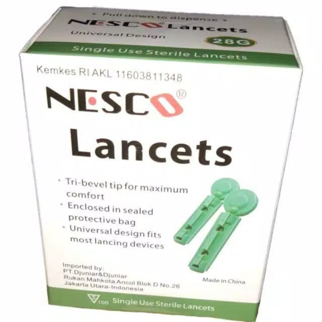 BloLancet Jarum Lancet Easy Tuch Autocheck Lancet Jarum Blood Lancet Autocheck Blood Lancet Nesco