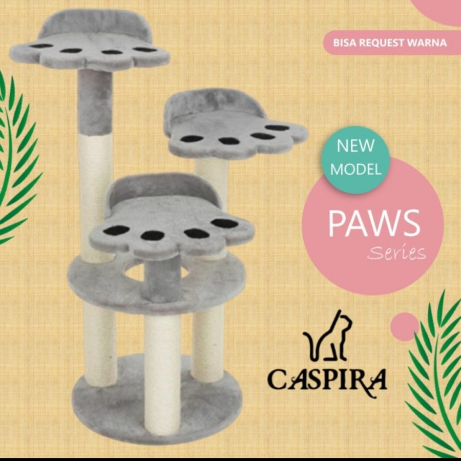 cat tree scratcher garukan kucing paws