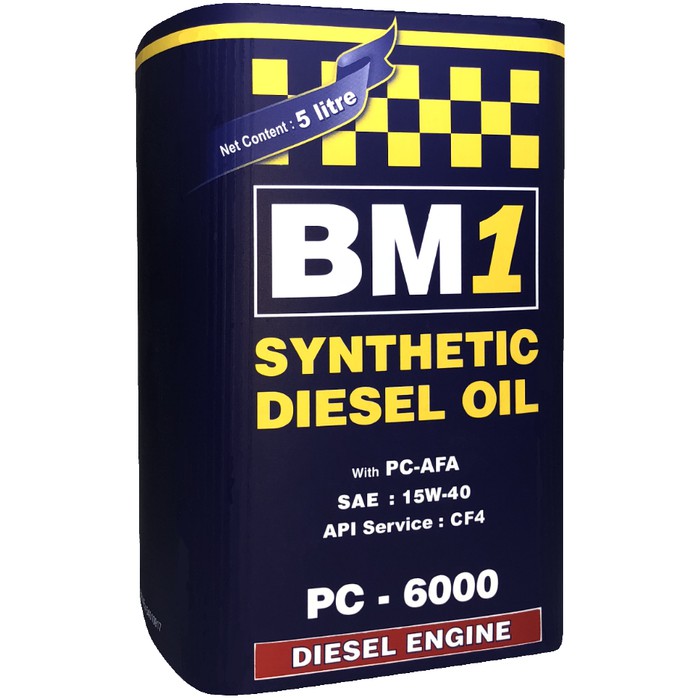 Jual Oli Mobil Diesel BM-1 PC 6000 15W-40 CF4 (5L) DISCOUNT