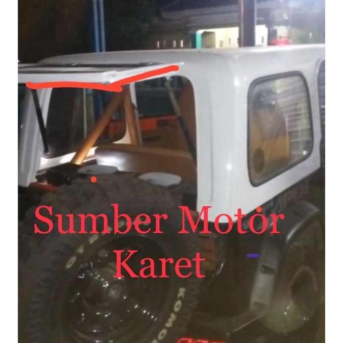 Sparepart Mobil Karet Pintu Belakang Atas Hardtop Jeep Cj7 New Produk Rekomendasi