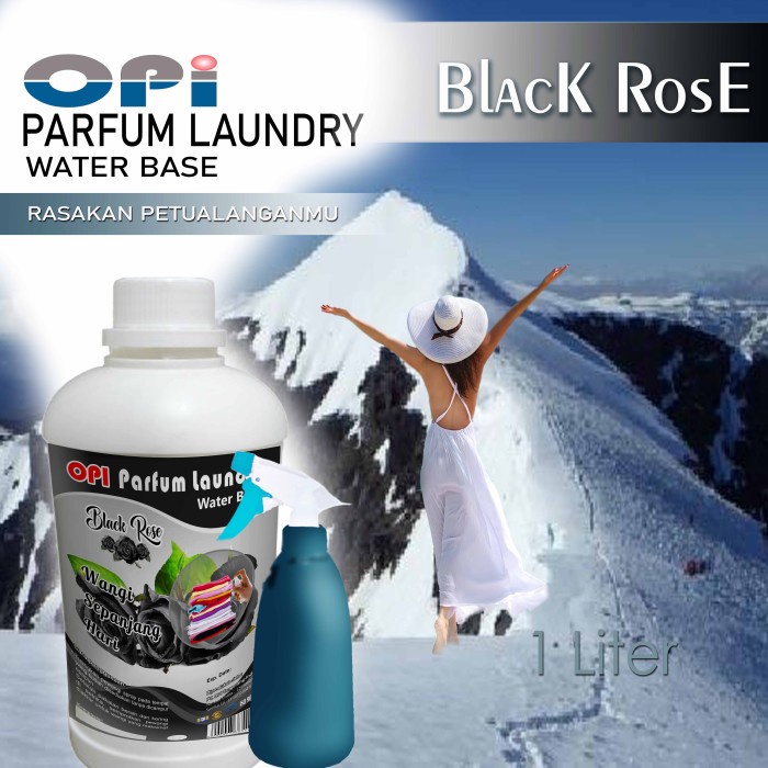 Parfum Laundry 1 Liter Water Base Black rose dan lainnya New Formula sudah ada izin edar resmi by Oke sabun suplayer