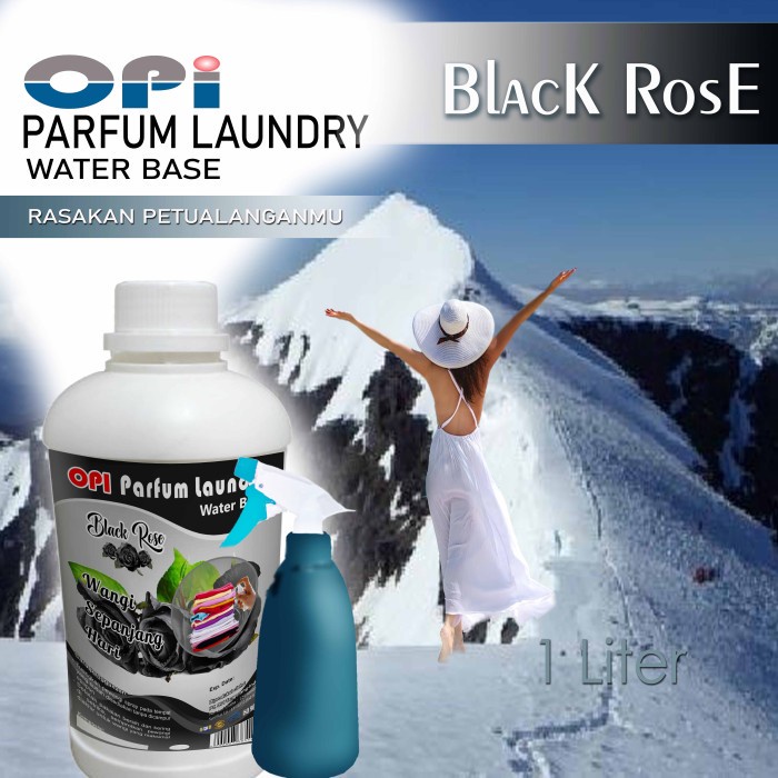 Parfum Laundry 1 Liter Water Base Black rose dan lainnya New Formula sudah ada izin edar resmi by Oke sabun suplayer