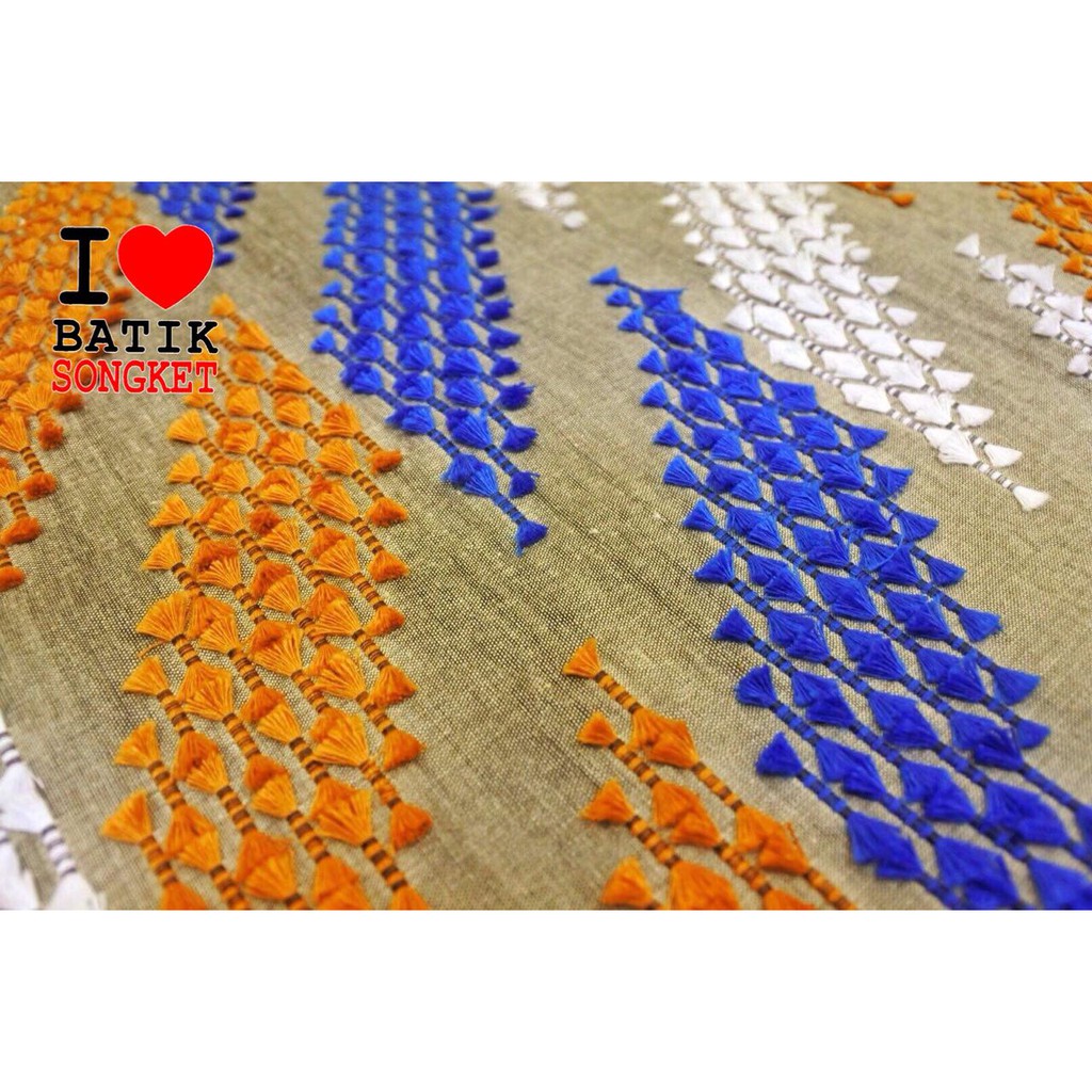 tenun bulu garut jepara motif 1 bahan kain katun atbm batiksongket