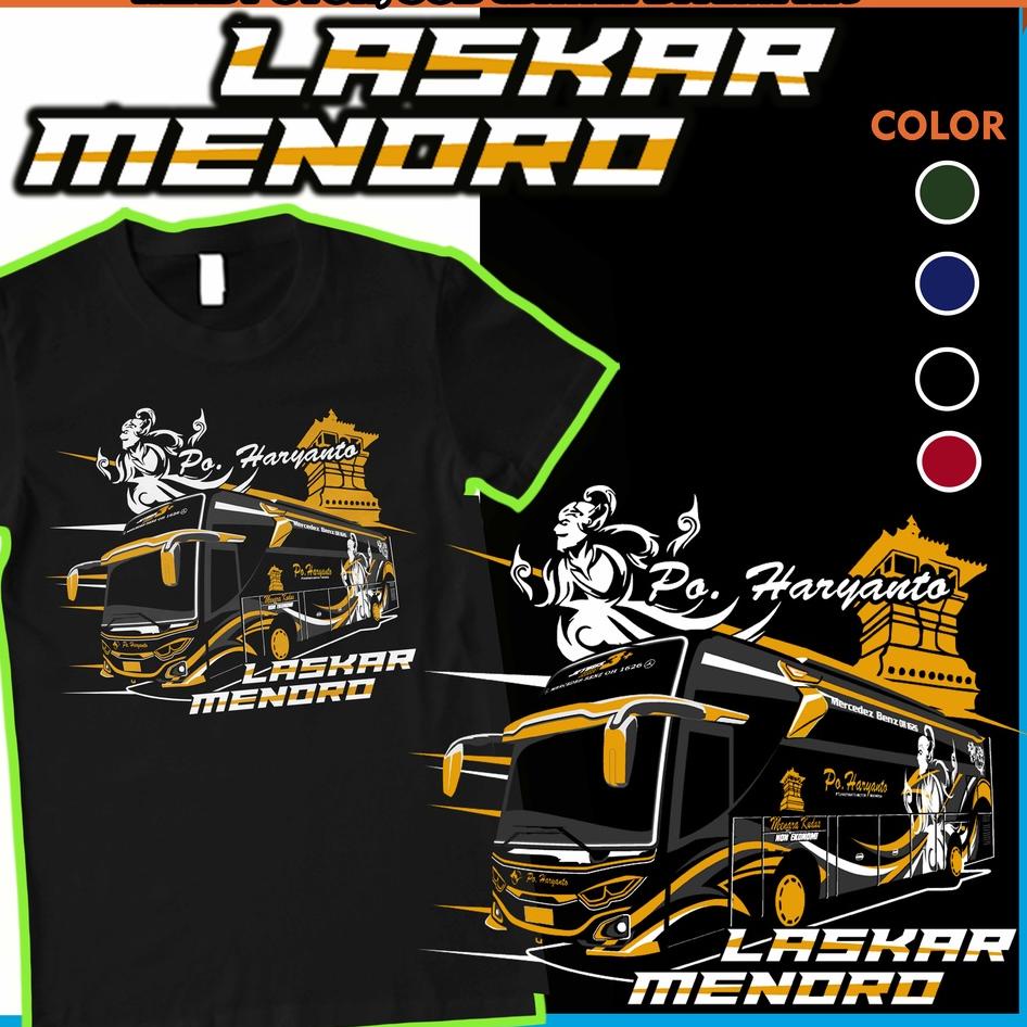 {Blp31au22e} Kaos Bus Po Haryanto Laskar Menoro / Baju Bismania Tshirt Bis Cotton Combed 30s / laska