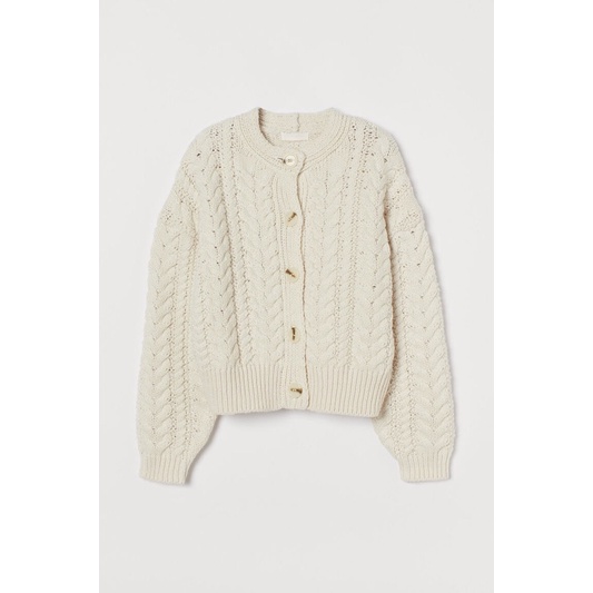 [H&M] Cable Knit Cardigan