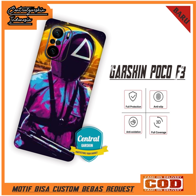 Garskin Pocophone F3 Poco F3 - SQUID GAME ARMY Fullbody
