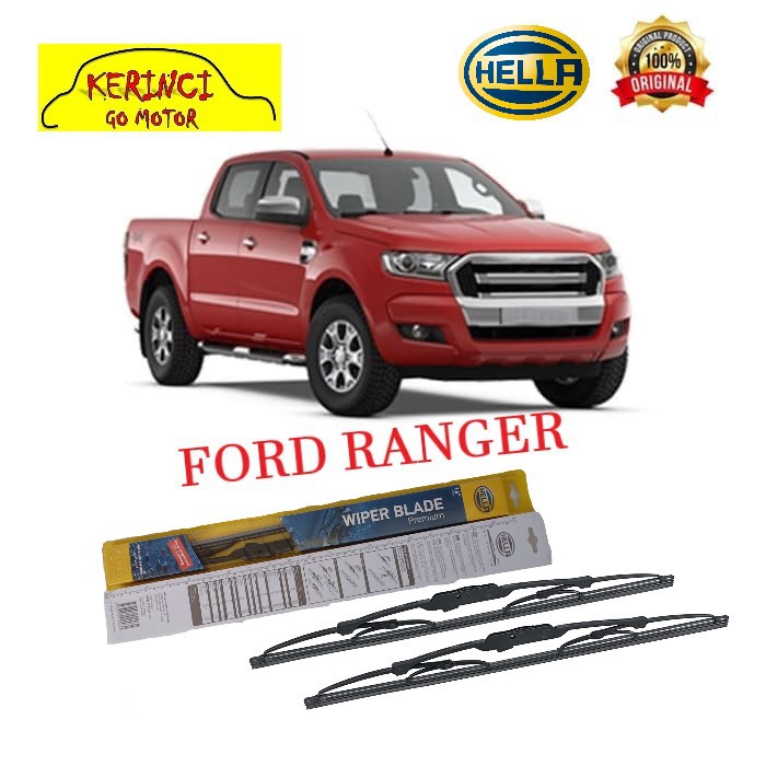 WIPER FORD RANGER HELLA PREMIUM 18&quot; &amp; 18&quot; - WIPER HELLA FORD SET