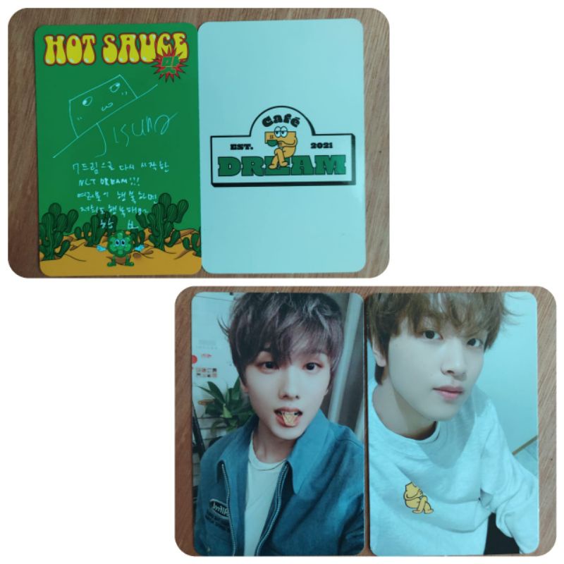 Photocard PC Album Hot Sauce ver.Boring Haechan Jisung