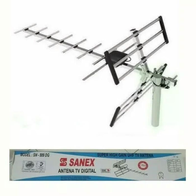 Antena Outdoor Sanex 889 DG Antena Digital Free Kabel 10M