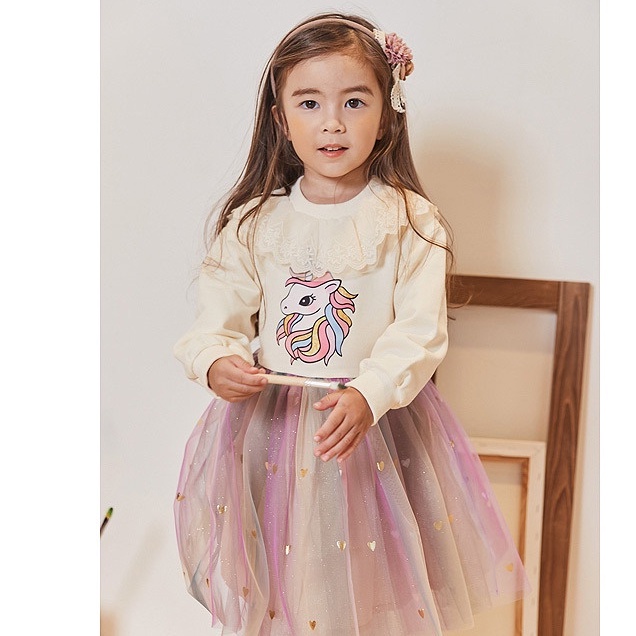 CHUBBI 9 Setelan Set Anak Perempuan Unicorn Sweater Party