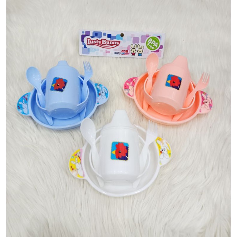 Tempat Makan Bayi Lusty Bunny isi 3 /LB 1331