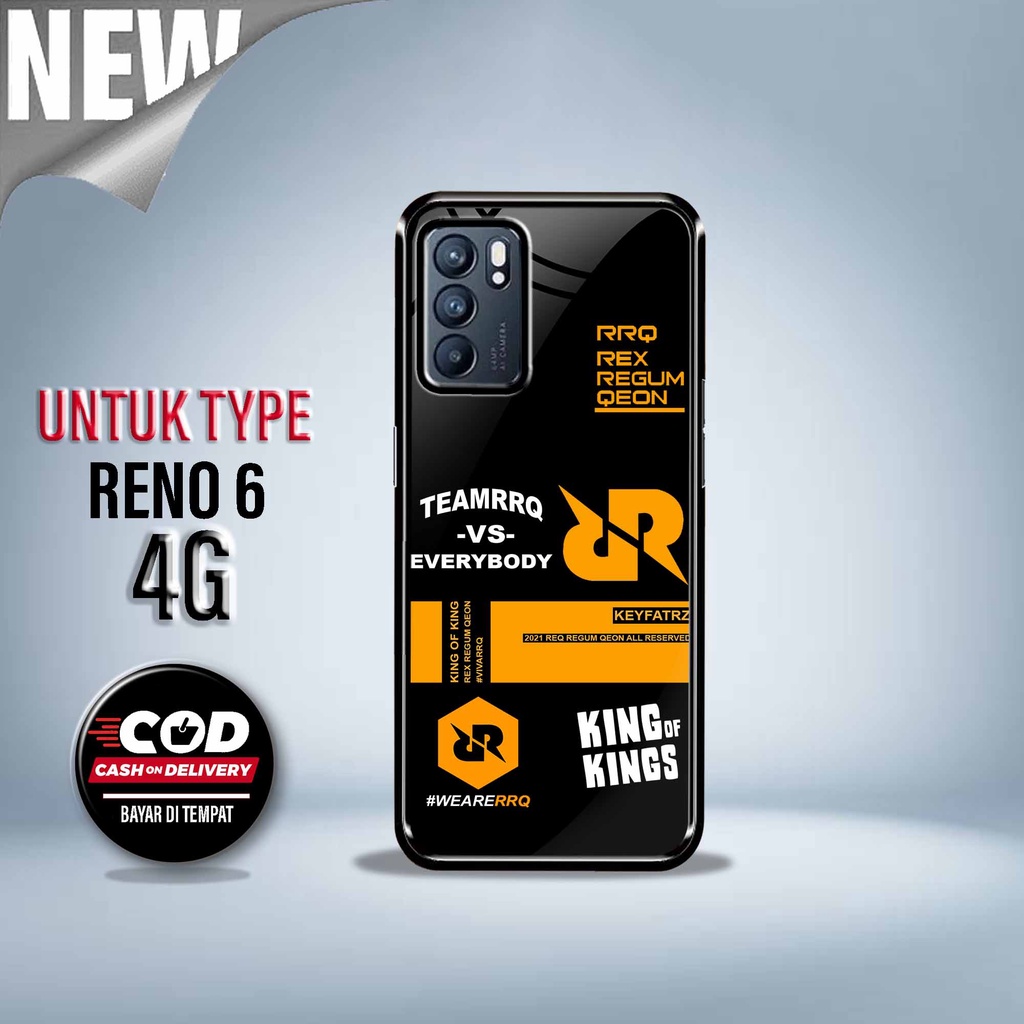 Sukses Case Glossy Oppo Reno 6 4G - Hardcase Terbaru Oppo Reno 6 4G - Case Fashion Oppo Reno 6 4G - 