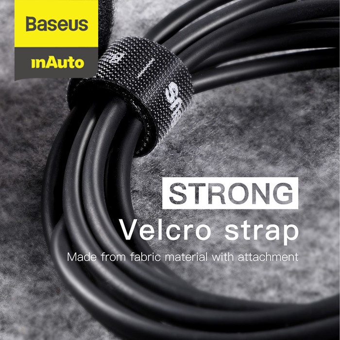 Baseus Velcro Cable Strap Pengikat Perekat Kabel 1M