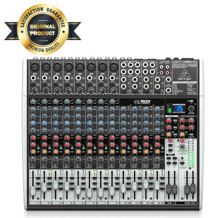 Mixer Behringer XENYX X2222 USB XENYX X 2222 USB XENYX X-2222 USB Original