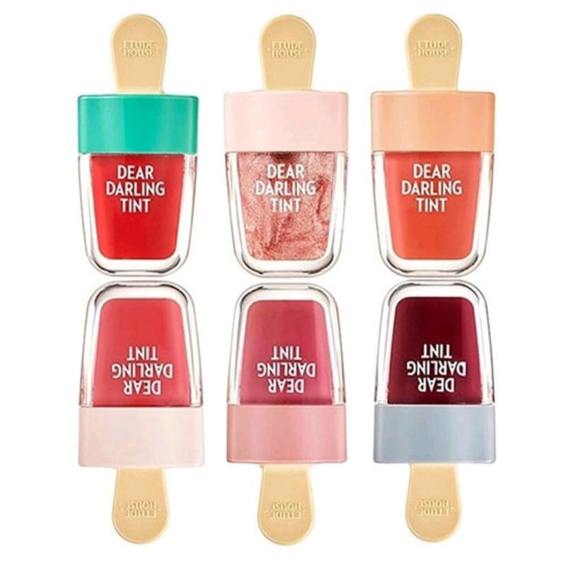 Etude House Dear Darling Ice Cream Gel Lip Tint / Dear Darling Water Gel Tint Ice Cream / Liptint Etude Ice Cream