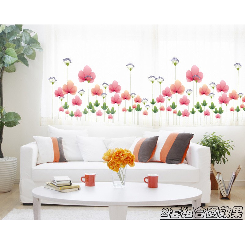 RELIZA Wall Sticker / Stiker Dinding Bunga Renda Flower Hanging Hiasan Dinding AY928