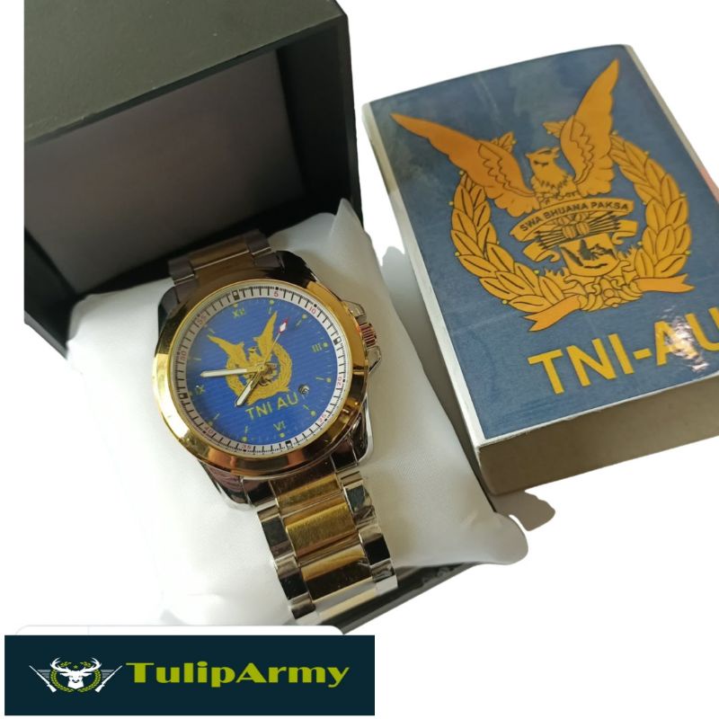 Jam sovenir logo TNI AU