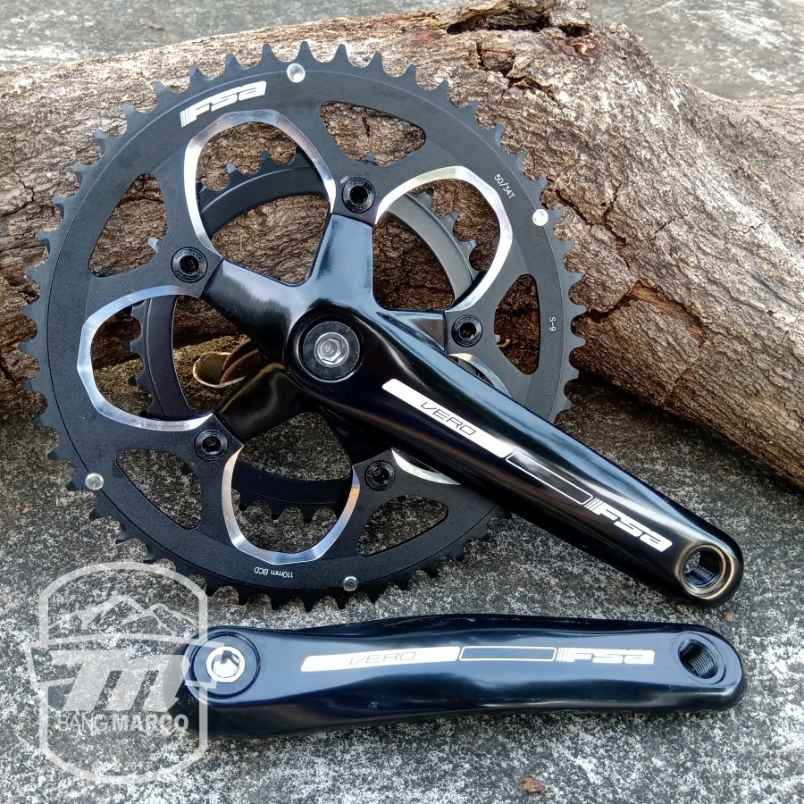 Crank FSA Vero 50 34 - Crank FSA Compact Crank Road bike Crank balap bukan Sora Tiagra 105