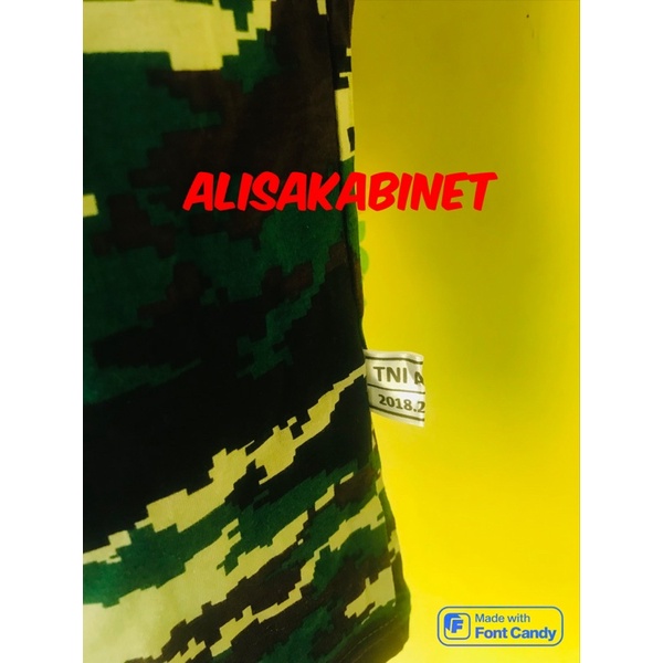 Kaos Loreng Raider Jatah TNI