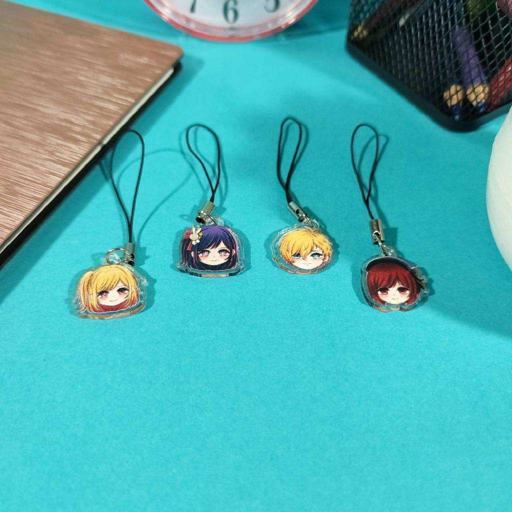 Strap Gantungan HP Anime Oshi no Ko - Ai Hoshino - Aquamarine - Ruby - Kana Arima