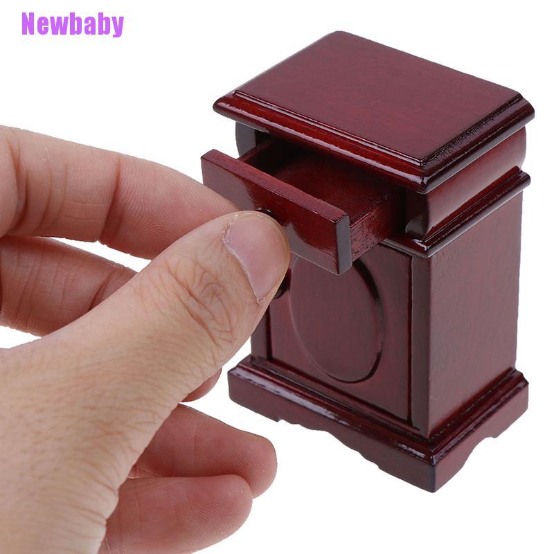 (Newbaby) Mainan Miniatur Ruangan Kayu Skala 1: 12 Untuk Aksesoris Rumah Boneka