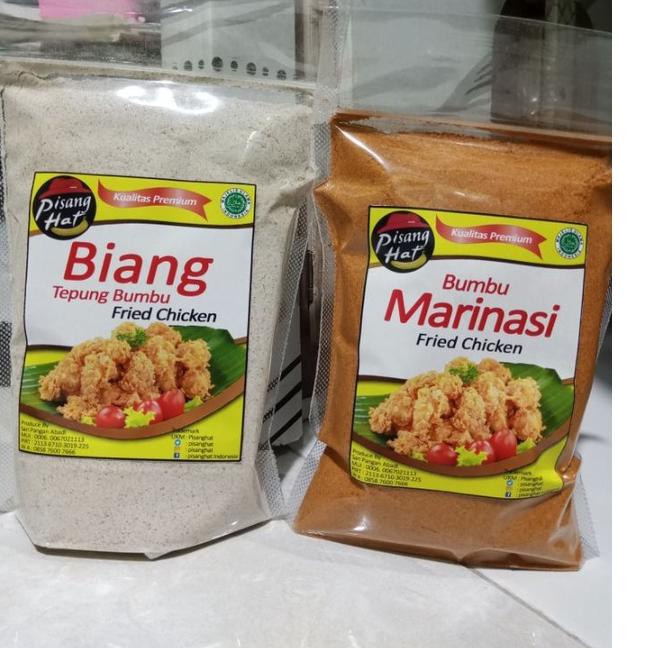 

BIG SALES 7926 Paket Biang tepung dan bumbu marinasi kfc 1kg ㊤