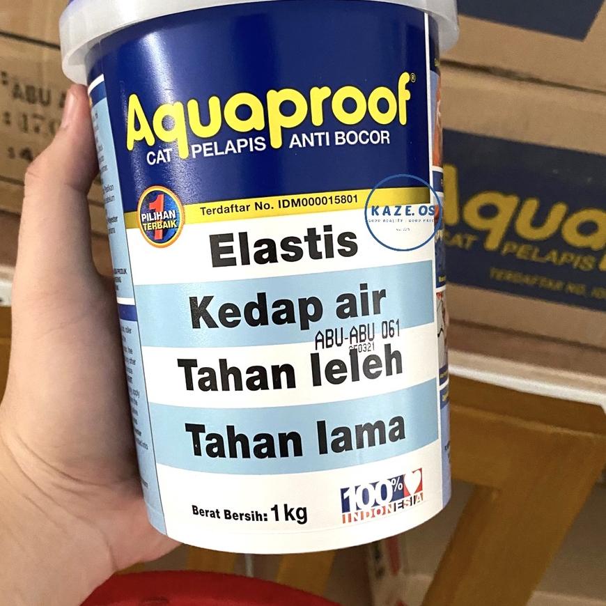 ™ ASLI 100% AQUAPROOF 1KG HARGA SE SURABAYA - READY 1 KG 4 KG 20 KG - PUTIH ABU ABU DLL DINDING PELA