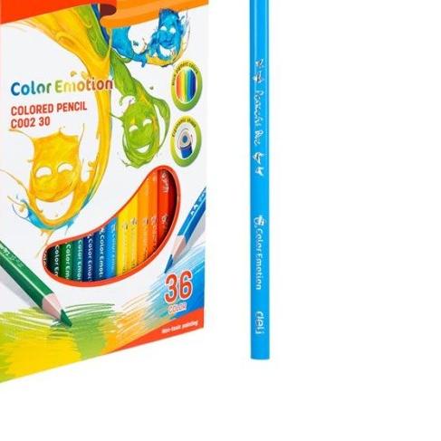 

☋ Deli EC00230 Pensil Warna- Soft Basswood Rich 36C ♜