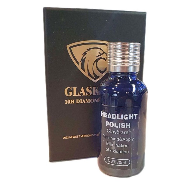 Glasklare Cairan Pemutih Lampu Headlamp mobil Headlight Polish Repair Coat 30ml