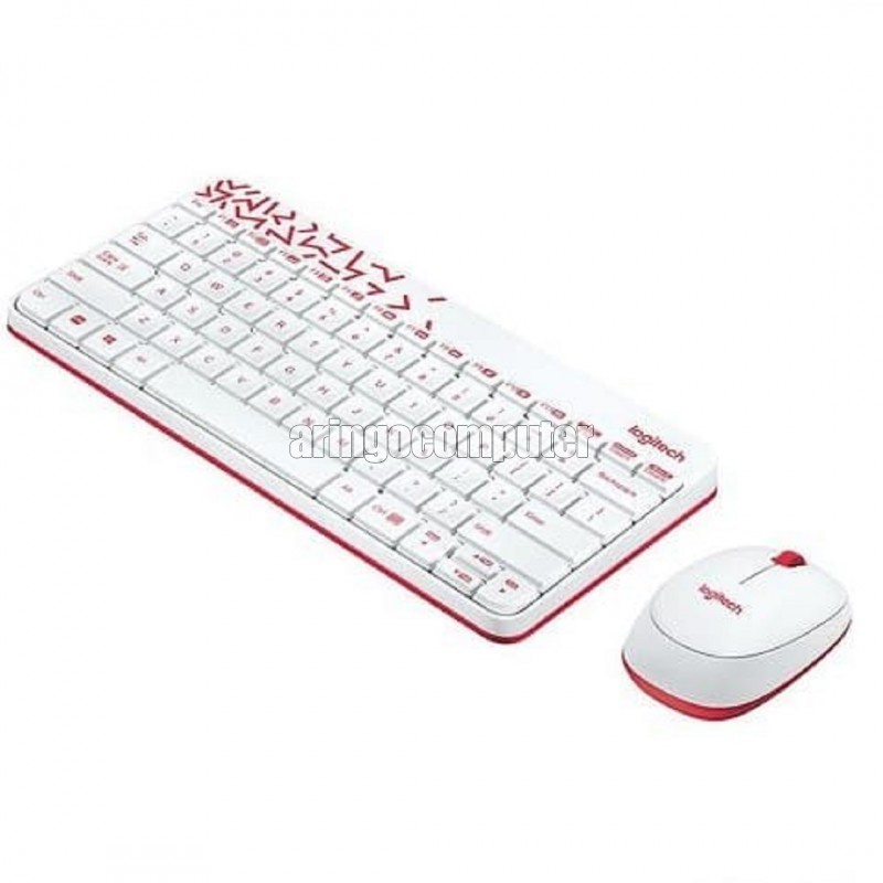 Keyboard Logitech Combo Mouse Wireless MK240 WHITE