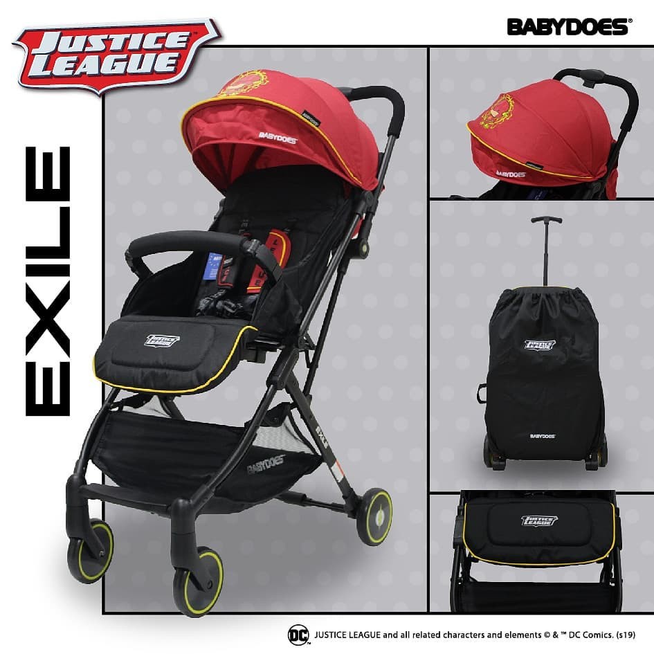 stroller cabin size kereta dorong bayi BabyDoes DCJL CH-343-SN Exile Justice League