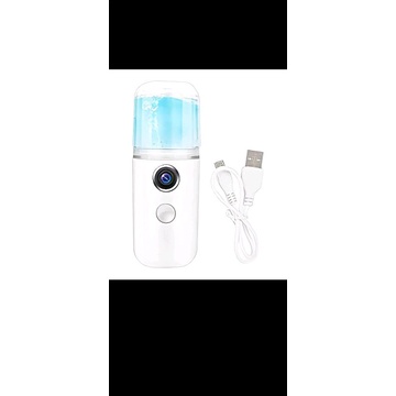 (COD) Nano Spray Glowing Portable USB Face Mist Sprayer Pelembab Wajah /
