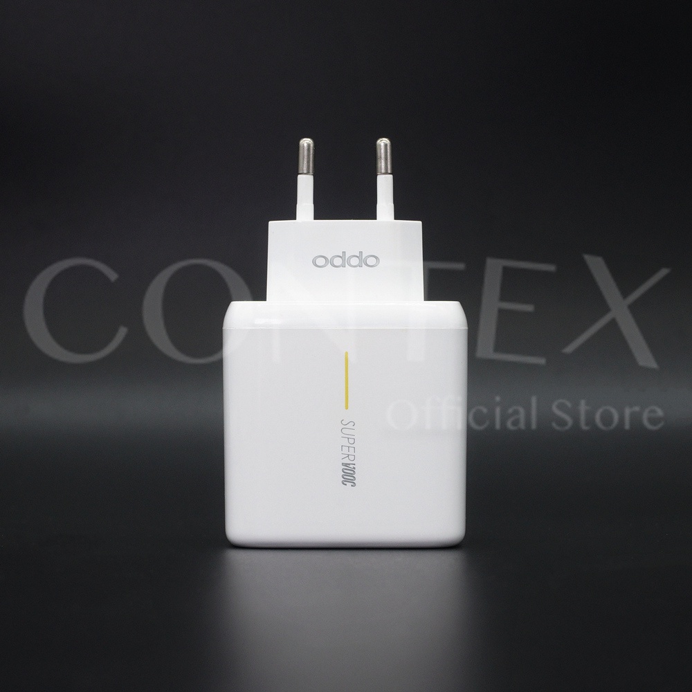 Charger Oppo 65W Super Vooc 2.0 Type C 6.5A Fast Charging Adapter Original100