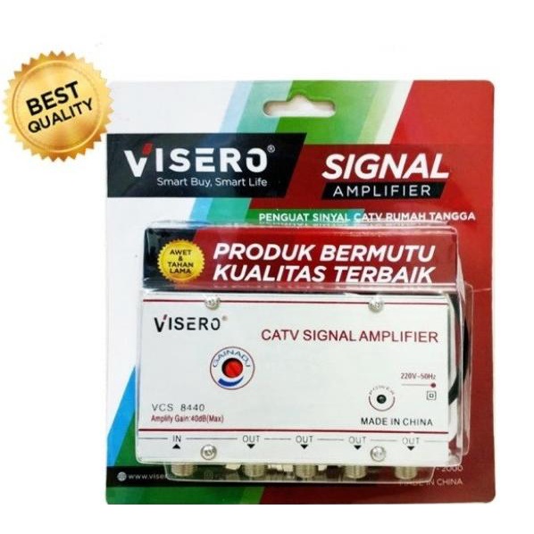 <<<<<] boster tv / booster tv / catv amplifier 4 split