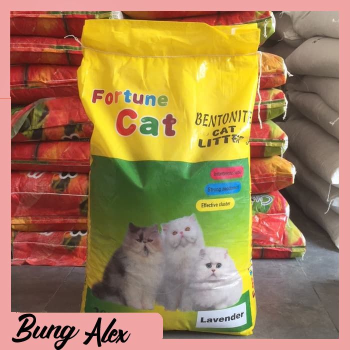 Pasir kucing Fortune Cat 20kg / Pasir gumpal wangi