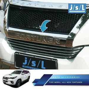 List Grill Bumper Emboss All New Fortuner 2016