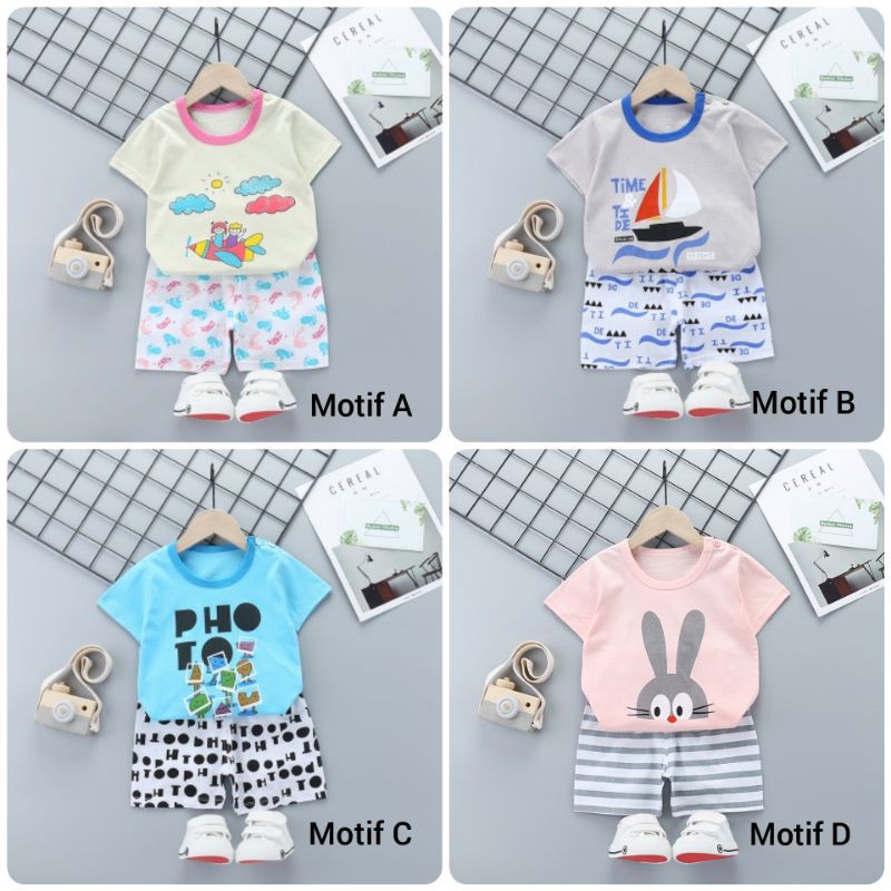 Baju Anak 2-5 Tahun / Setelan Anak Pendek