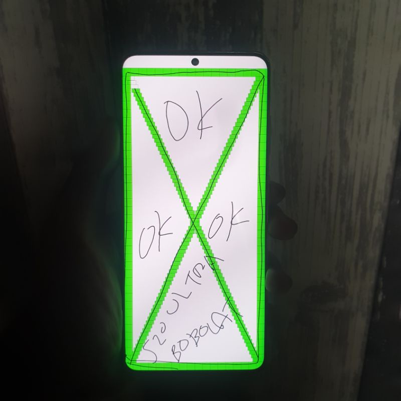 LCD Samsung s20 ultra SM G988 Original Copotan Normal