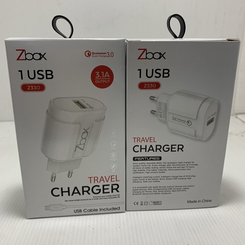 CHARGER ZBOX QC 3,1A Z330
