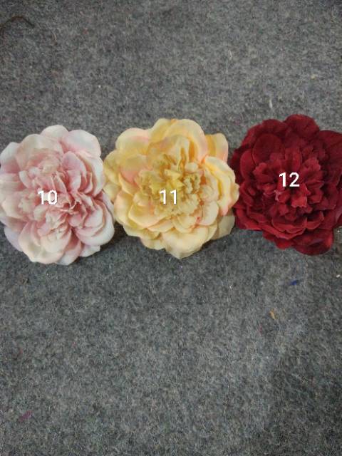 Bunga peony diameter 10cm perbiji