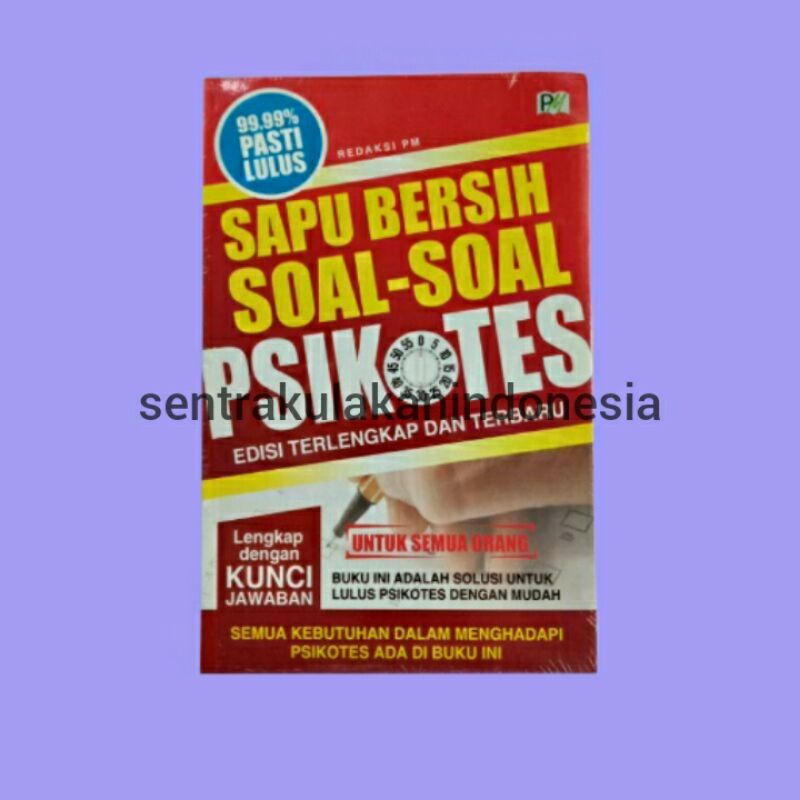 

sapu bersih soal - soal semua jenis tes